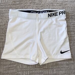White Nike Pros